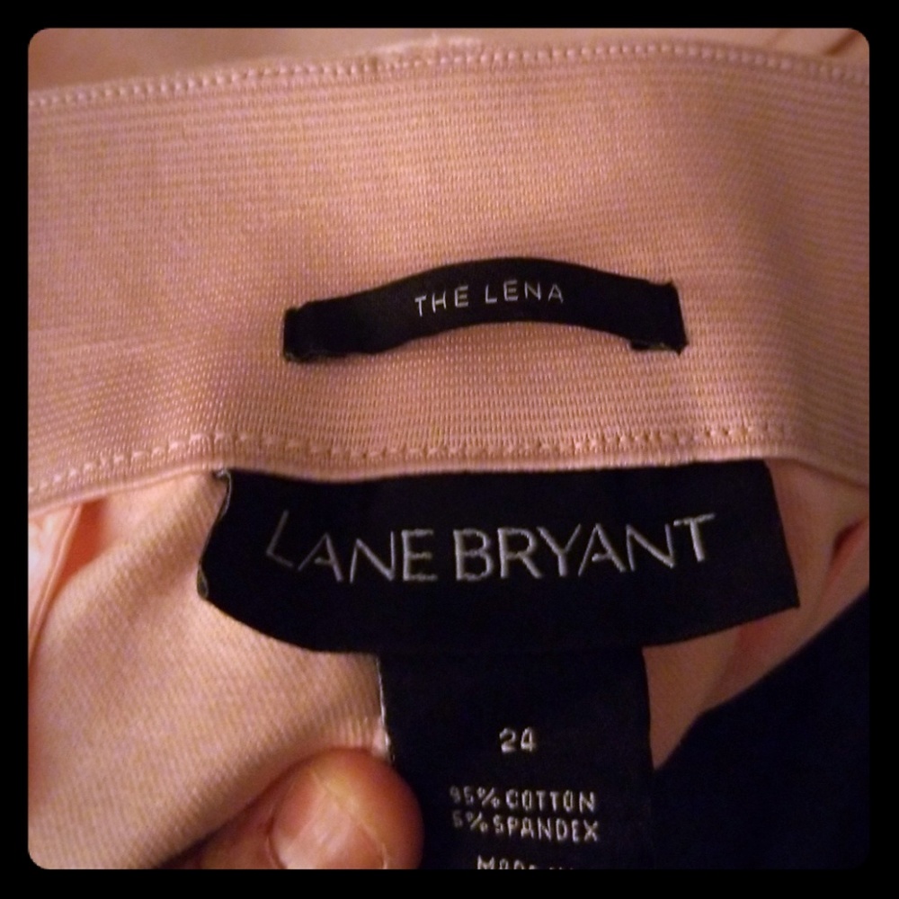 24 W Pink Cropped Pants